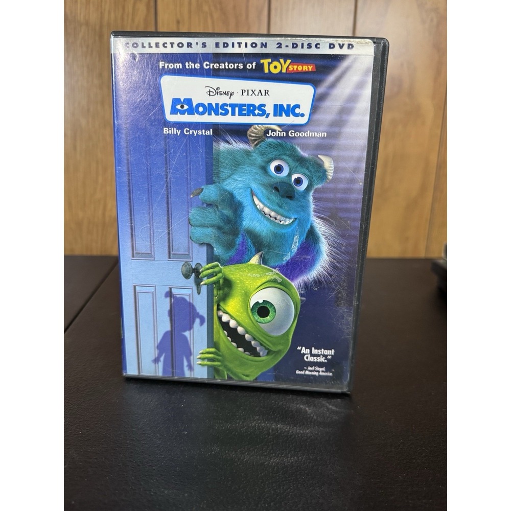 MONSTERS, INC. 2-DISC EDITION JOHN GOODMAN BILLY CRYSTAL DISNEY PIXAR (USED DVD)